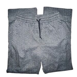B♥️Angel Gray Herringbone Joggers Size Large Elastic Waist Relaxed Fit